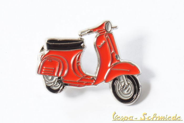 Pin - "Vespa V50" - Rot